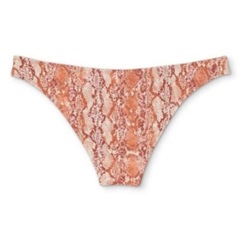 Shade Shore Swim Shade Shore Lurex Snake Print High Leg Extra Cheeky Bikini Bottom Poshmark