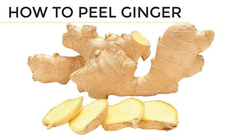 How To Peel Ginger Easy Ways Youtube