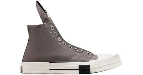 Converse Rick Owens X Turbodrk Chuck 70 Laceless Iron In Gray For Men