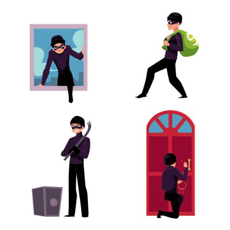 Burglar Illustrations Royalty Free Vector Graphics And Clip Art Istock