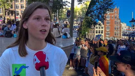 Protest Bij Homomonument Tegen Anti Lhbtiq Geweld AT5