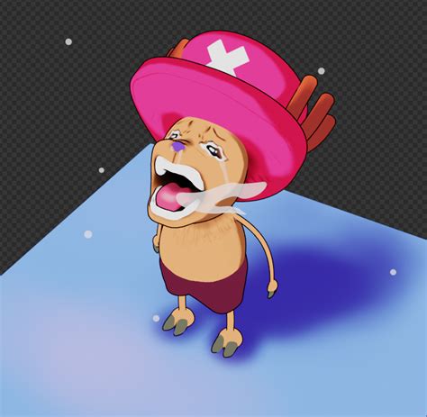 STL file Chopper Crying meme (Onepiece) 😭・Template to download and 3D print・Cults