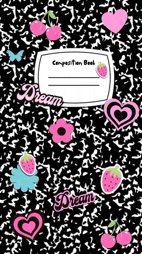 Download Dreamy Fruit Themed Composition Notebook Cover Wallpaper