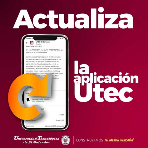 Utec El Salvador On Twitter Actualiza Ya La App Utec