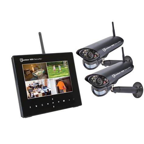 4 Channel Wireless Surveillance System with 2 Cameras