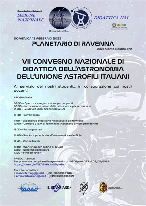 Convegno Nazionale Di Didattica DellAstronomia UAI 2023 SN Didattica UAI