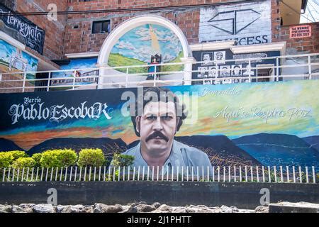 El Barrio Pablo Escobar construido en Medellín Colombia Fotografía de