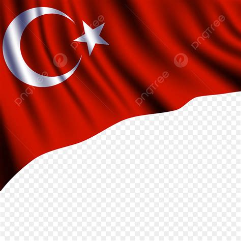 Bandera De Turquía Vector Realista Ondeando Png Dibujos Turquía