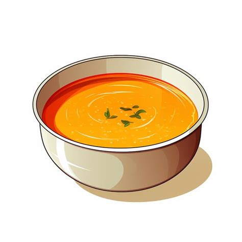 Premium Vector Soup Food Meal Bowl Vector Lunch Hot Dish Plate Illustration Vegetable Dinner