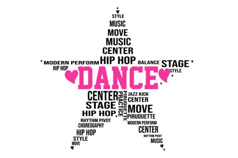 Dance Word Art Typography Svg Design Graphic By Creative Design