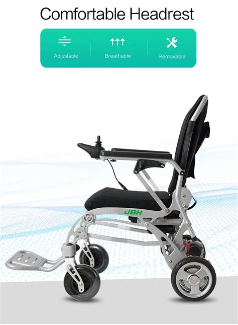 Jbh Handicapped Folding Motorized Automatic Power Electric Wheelchair