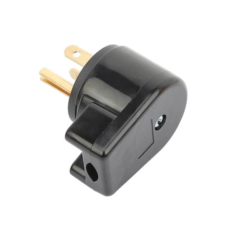 Snapklik Usa Prong Male Ac Plug Right Angle Etl Nema P