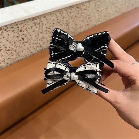 Korean Style Bowknot Hair Claw Cloth Bowknot Ponytail Holder Cute