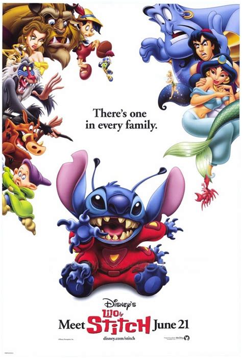 Amazon.com: Lilo & Stitch Original 27 X 40 Theatrical Movie Poster ...