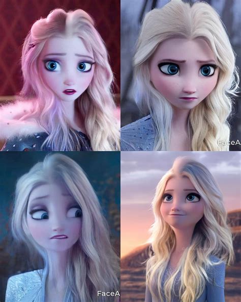 Elsa with wavy hair : r/Frozen