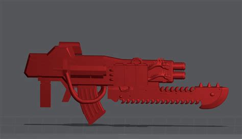 Free Stl File Beam Rifle With 40k Junk For Knights 🎲・design To Download And 3d Print・cults