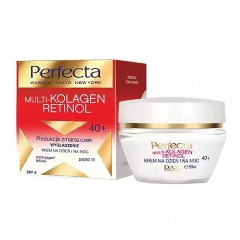 Perfecta Multi kolagen Retinol Krem na dzień i na noc 40 Redukcja