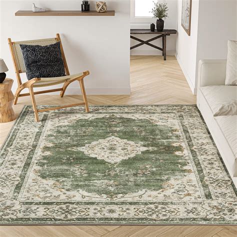 Amazon TOPRUUG Washable Oriental Area Rug 5x8 Rugs For Living