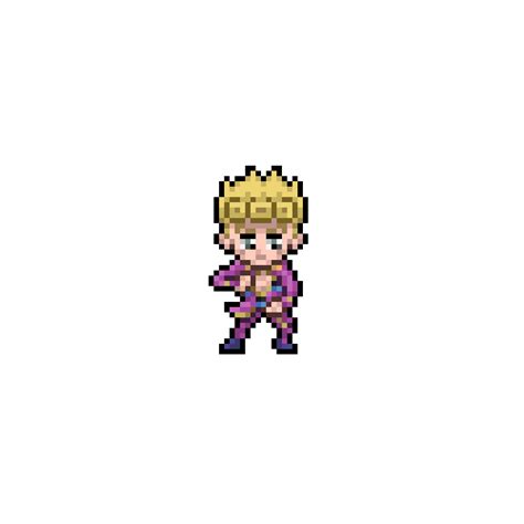 Jojos Bizarre Adventure Characters Pixel Art Behance