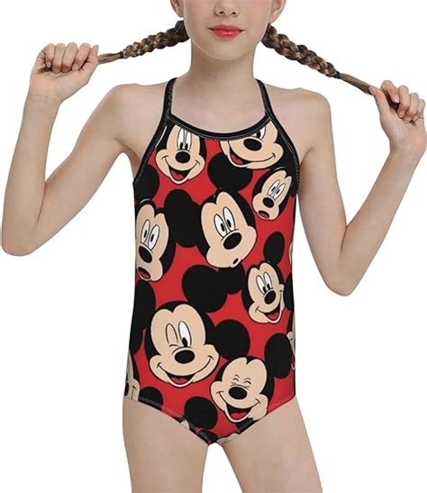 Longxiakou Mickey Minnie Mouse Cartoon M Dchen Kinder Badeanzug Sommer