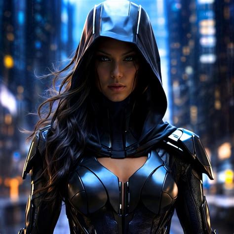 Premium Photo | Woman superhero Fantastic image of a courageous girl