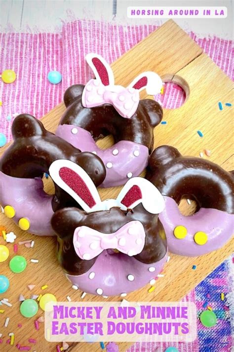 Mickey And Minnie Easter Doughnuts Horsing Around In LA