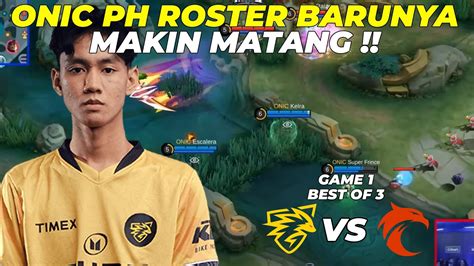 ONIC PH MAKIN MATANG DENGAN ROSTER BARUNYA ONIC PH Vs TNC GAME 1