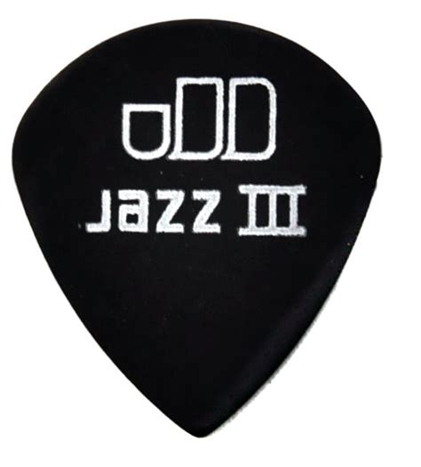 JIM DUNLOP ジムダンロップ TORTEX PITCH BLACK JAZZ III GUITAR PICK 0 73