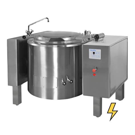 Indirect Electric Boiling Pan With Manual Tilting Prti B