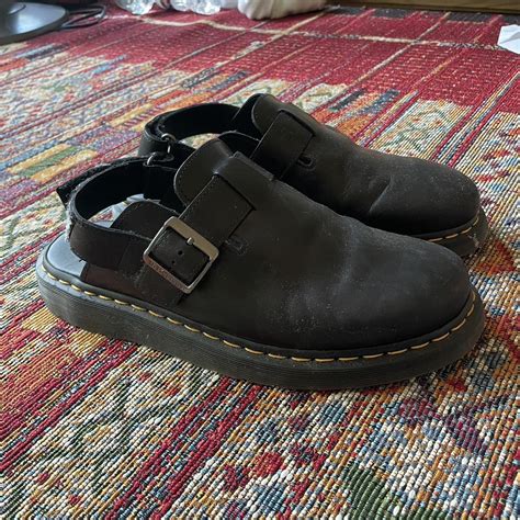 Mens size 11.5 doc marten clogs, mules,... - Depop