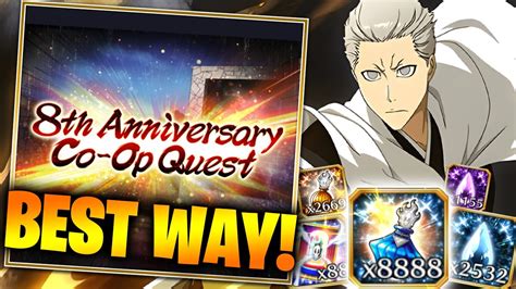 The Best Way To Farm The New Th Anniversary Co Op Quest Bleach Brave