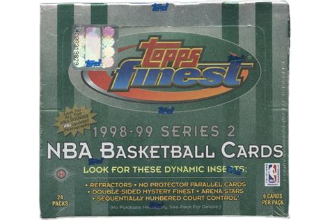 1998 99 Topps Finest Series 2 Basketball Hobby Box 1998 99 Mx