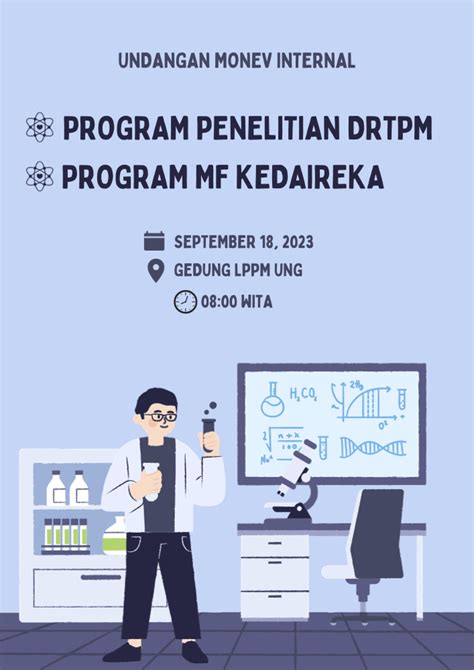 Undangan Monev Internal Penelitian Drtpm Dan Program Mf Kedaireka