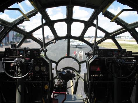 WATCHING THE WORLD FROM THE VILLAGES: B-29 Cockpit