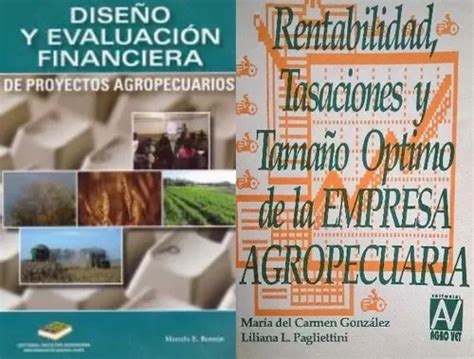 Combo Diseño Y Evaluación Financiera Proyectos Agropecuarios Cuotas