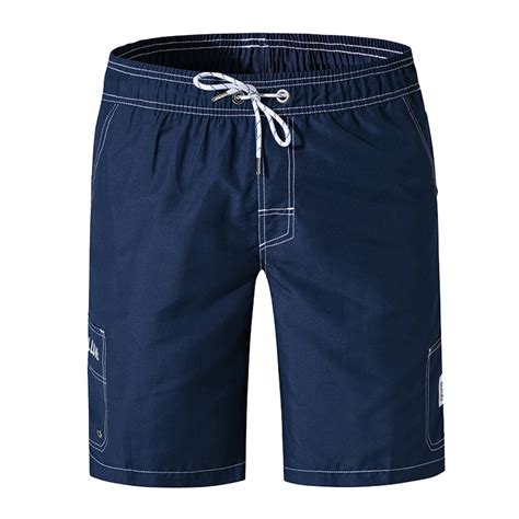 Swim Trunks Men Mens Summer Fashion Leisure Peach Skin Lace Up Pocket Hot Spring Holiday Beach