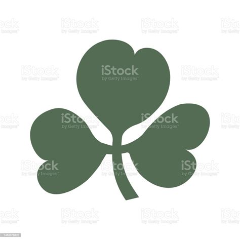 Beautiful Shamrock Vector Shape Symbol Of Ireland St Patricks Day ...