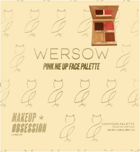 MAKEUP OBSESSION Wersow Paleta Do Konturowania Twarzy Pink Me Up 5 2