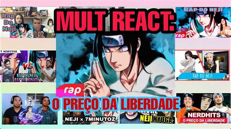 MULT REACT Rap do Neji Naruto O PREÇO DA LIBERDADE NERD HITS