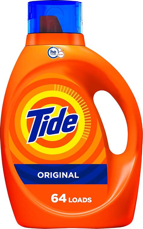 Tide Jabón líquido detergente para lavandería alta eficiencia HE