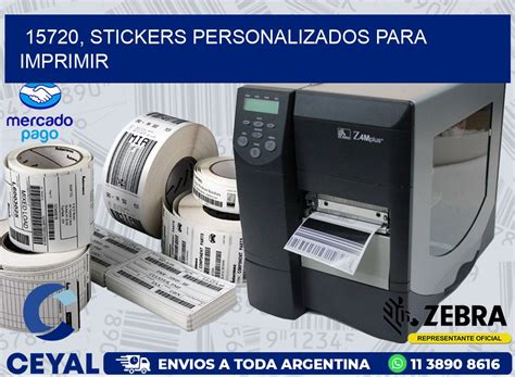 Stickers Personalizados Para Imprimir Insumos Datamax Zebra Arg