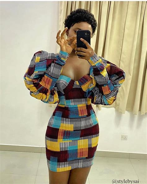 African Trendy Styles On Instagram “ankara Dress With A Difference