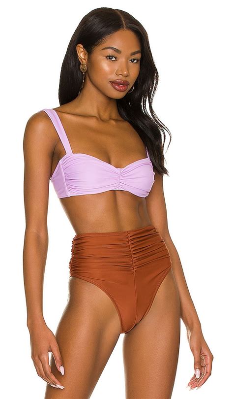 Shani Shemer Mia Bikini Top In Purple Revolve