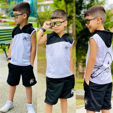 Conjunto Masculino Infantil Menino Premium Kit Pe As Mercadolivre