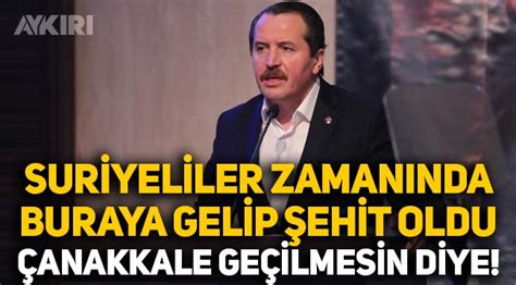 Memur Sen Genel Başkanı Ali Yalçın Suriyeliler zamanında buraya gelip