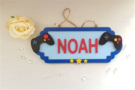 Personalised Wooden Door Signs Childrens Bedroom Name Etsy