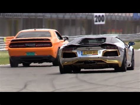 Arriba Imagen Dodge Challenger Demon Vs Lamborghini Abzlocal Mx