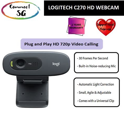 Logitech c270 hd webcam software - kumcam