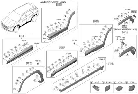 N Ca Genuine Hyundai Garnish Assembly Fr Dr Side Rh