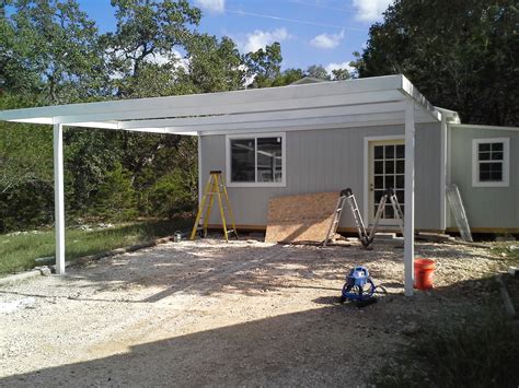 Cotulla, Texas Attached Custom All Steel Carport - Carport Patio Covers ...